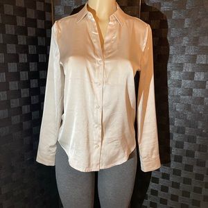 Silky H&M button-up blouse